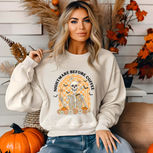 Nightmare Before Coffee Sweater