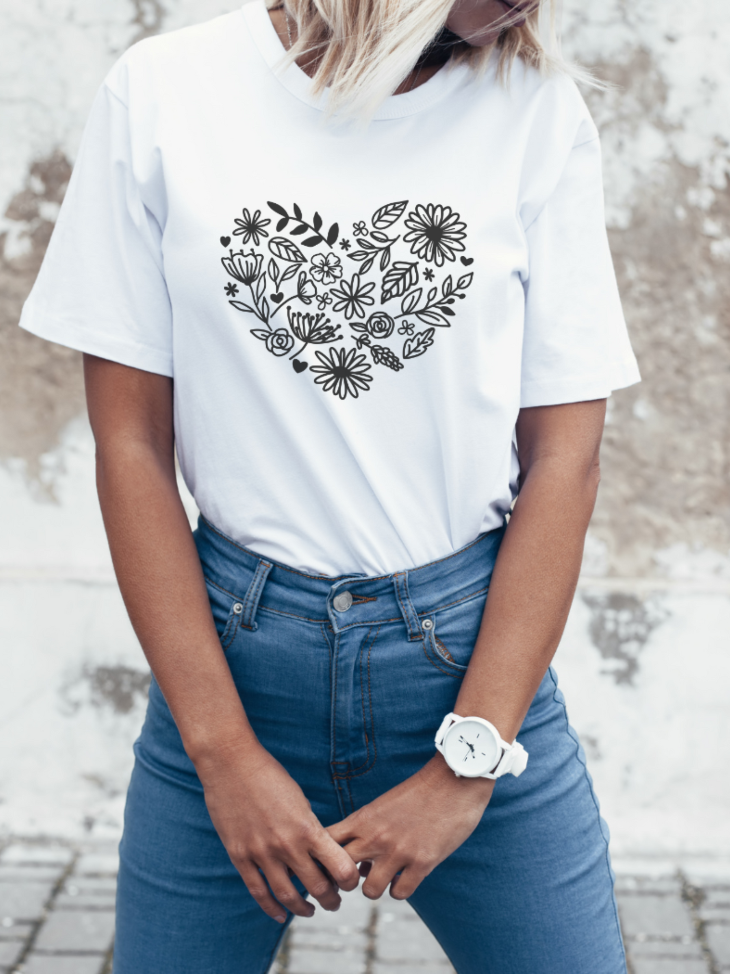 Flower Heart T-Shirt