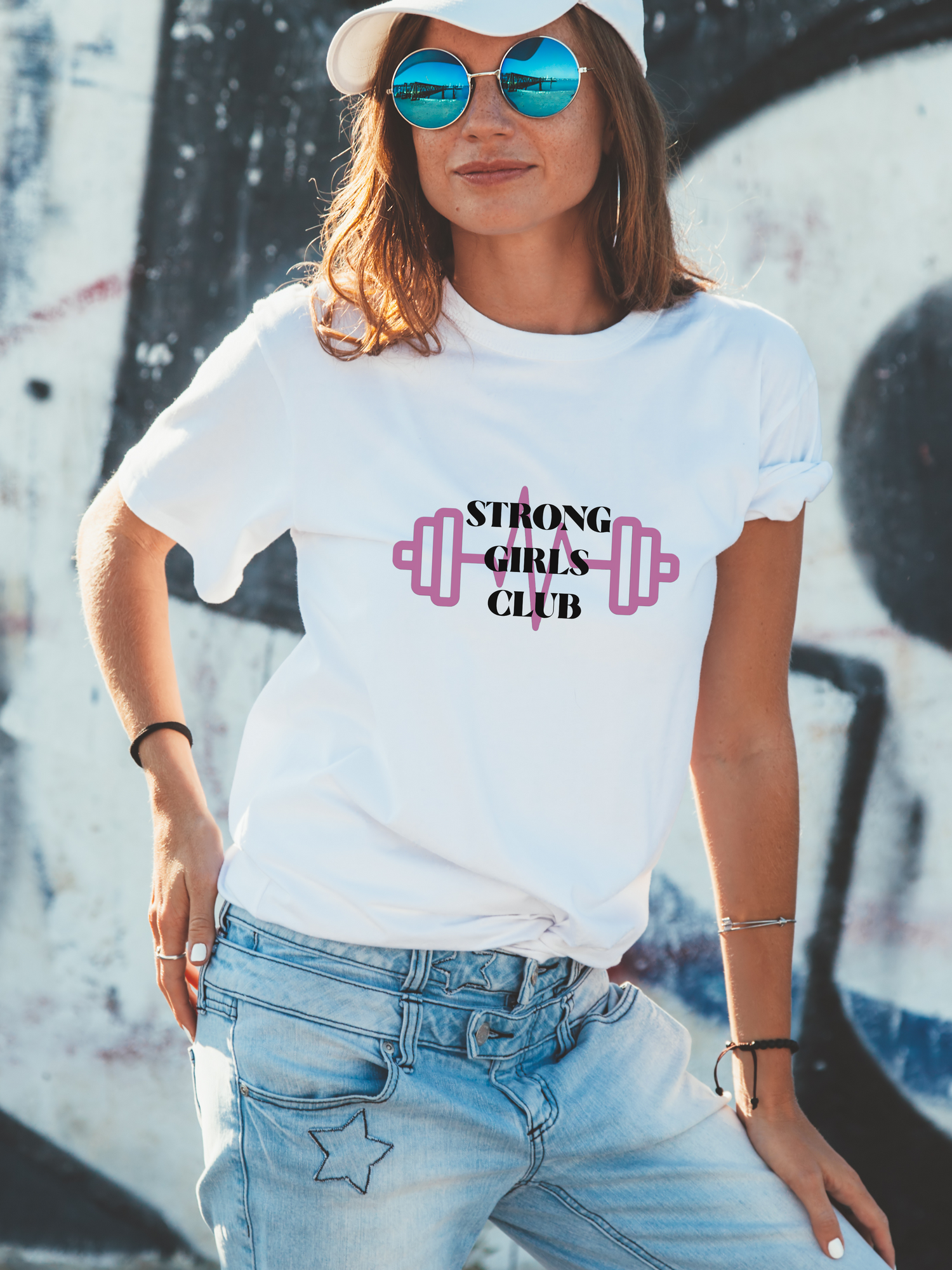 Strong Girls Club T-shirt - White