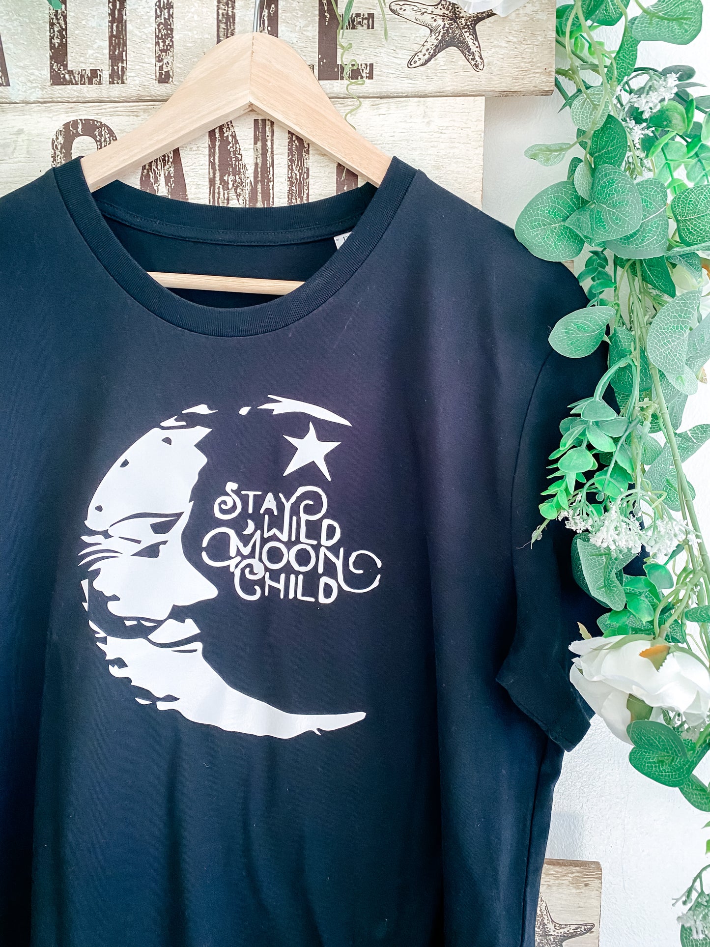 Stay Wild Moon Child T-Shirt - Black | LAST ONE