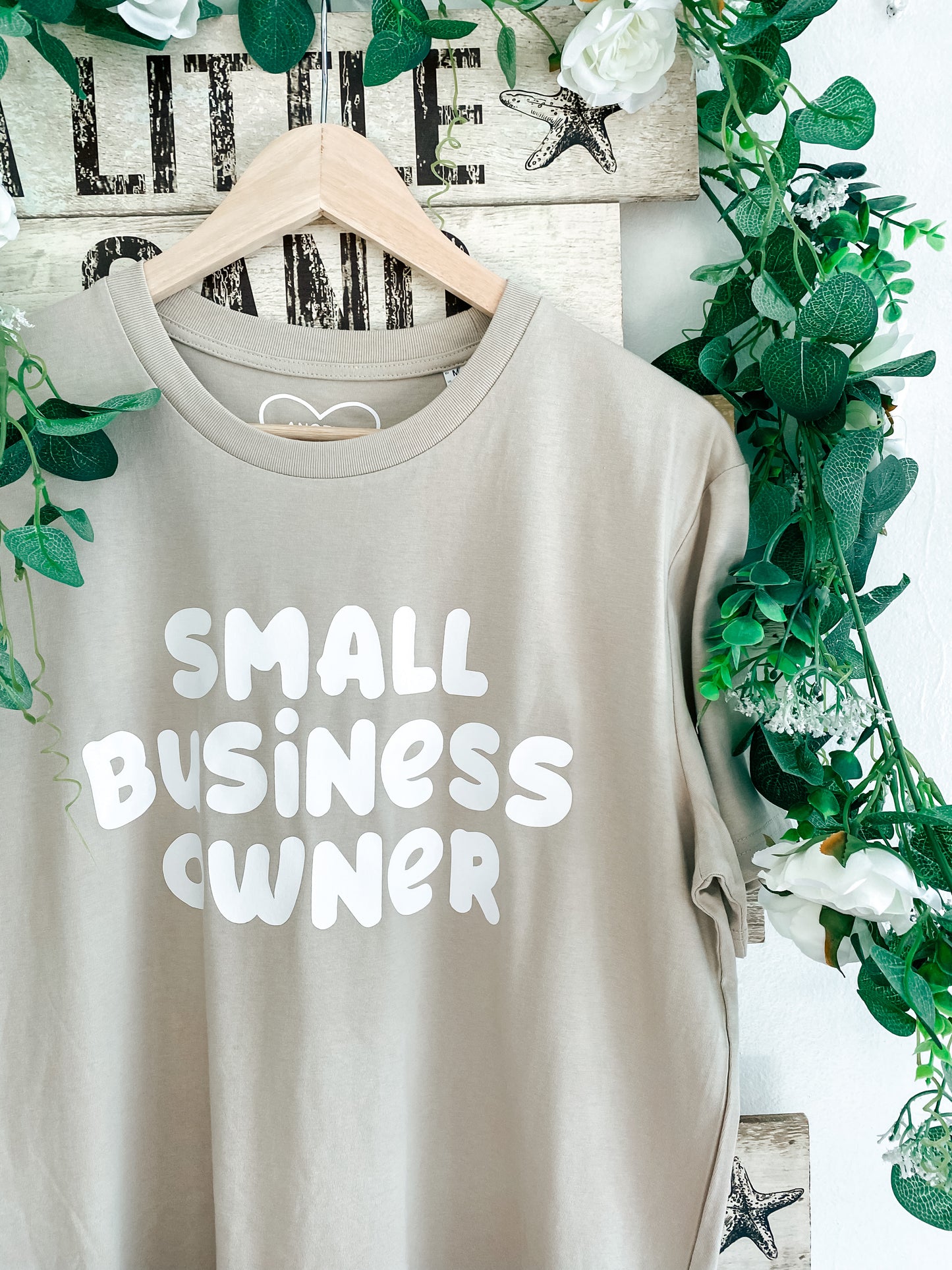 Small Business Owner Organic T-Shirt | REDUCED TO SELL