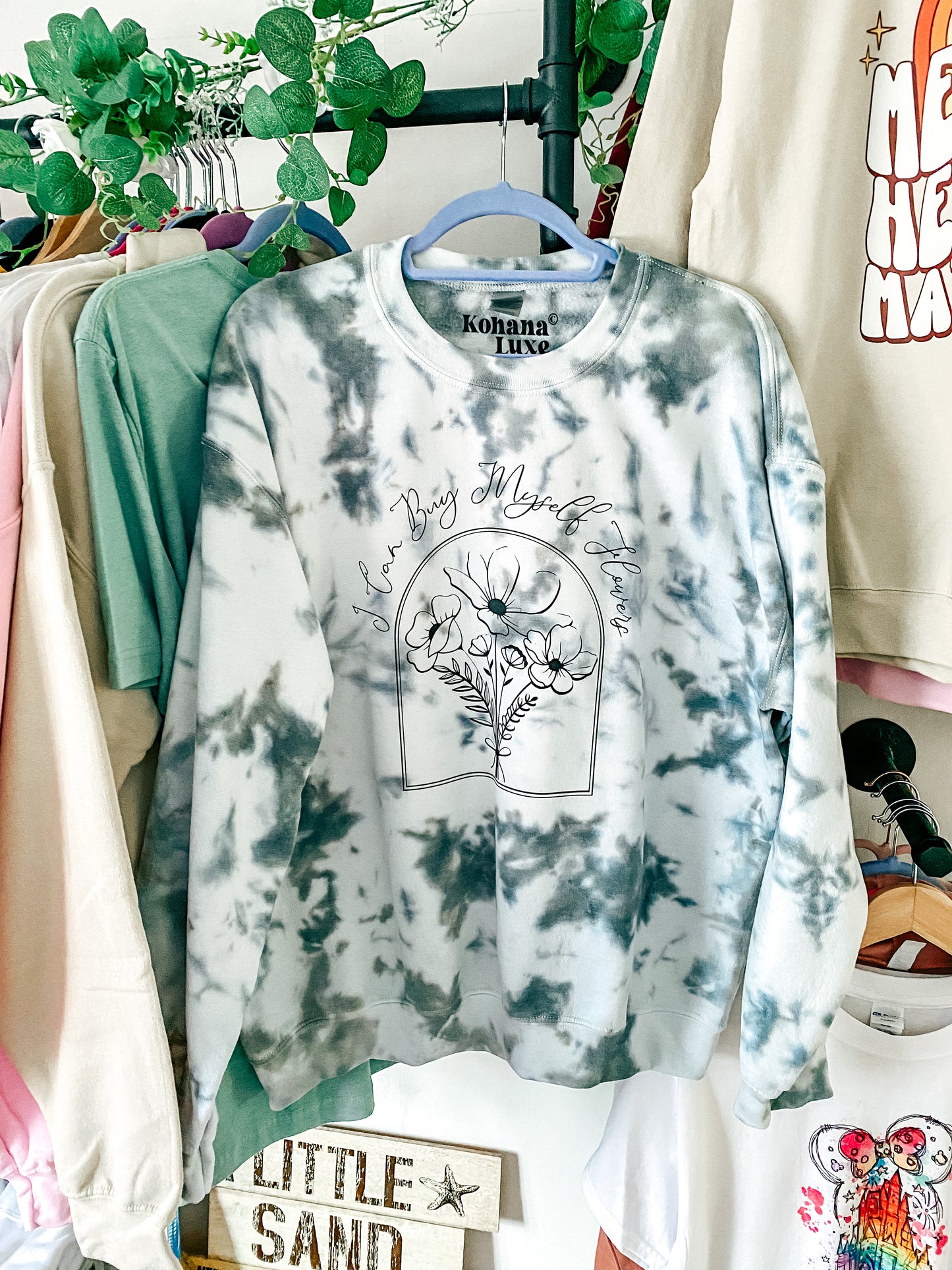 I Can Buy Myself Flowers Tie Dye Sweater | SOLD OUT